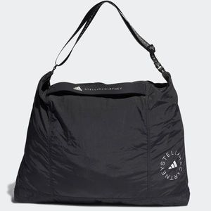 NEW ADIDAS BY STELLA MCCARTNEY TOTE LARGE BLACK DESIGNER GYM WEEKEND SPORTS BAG